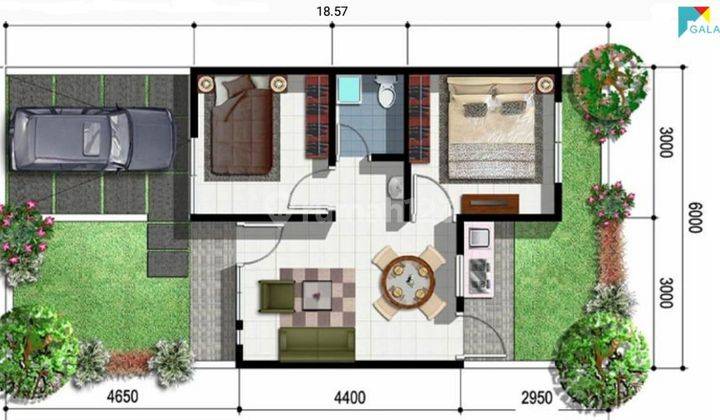 RUMAH TERMURAH DAERAH JATIHANDAP HARMONY RESIDENCE  3