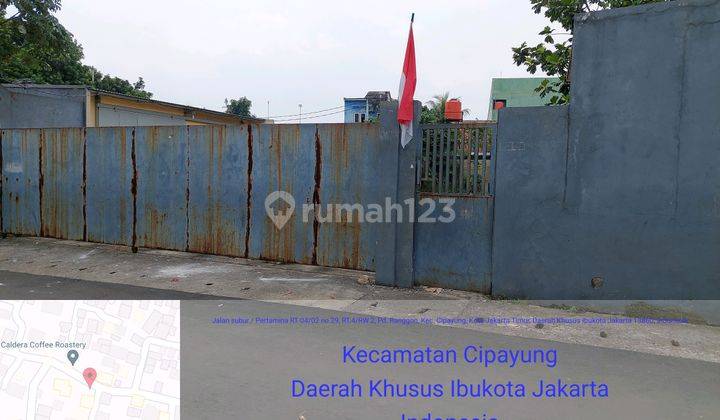 DIJUAL BEKAS GUDANG CATERING JL SUBUR CIPAYUNG JAKARTA TIMUR 1