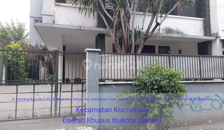 DIJUAL CEPAT RUMAH BATU AMPAR KRAMAT JATI JAKARTA TIMUR 1