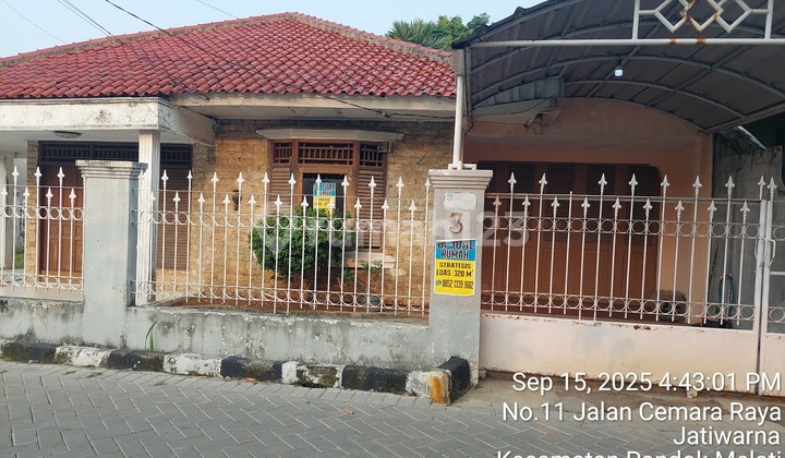 Dijual Cepat Murah Rumah Pondok Cemara Jatiwarna Bekasi 2