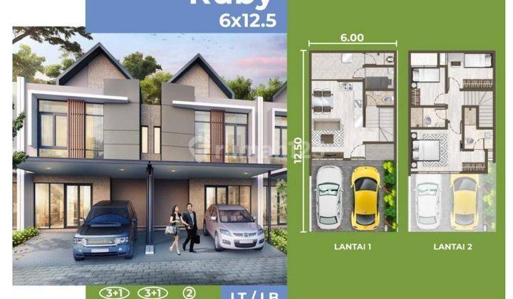 Dijual Rumah Pik2 Tahap 2 Luas 6x12.5 Lokasi Strategis 1