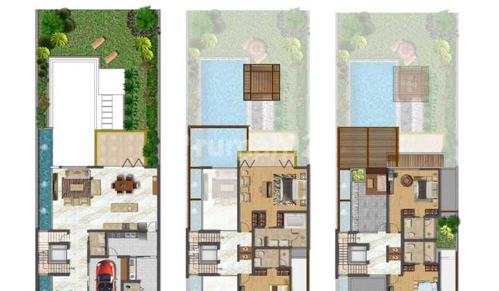 Dijual Rumah Golf Island Uk 12x35 Hook Cluster Elit Ada Lift 2