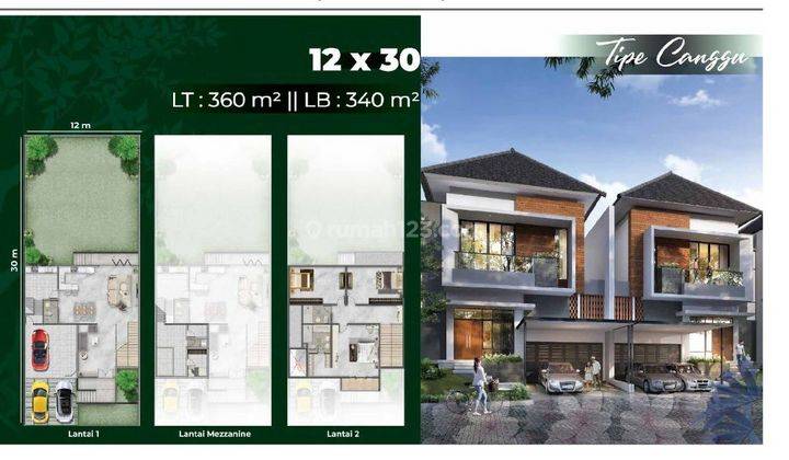 Disewakan Rumah Pik 2 Luas 12x30 Siap Huni Brand New 1