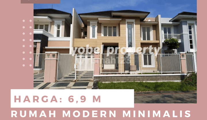 Rumah Modern Minimalis Cluster Terdepan Puri Galaxy Surabaya 1