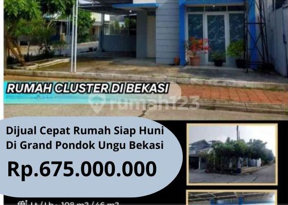 Dijual Cepat Rumah Cluster Di Bekasi