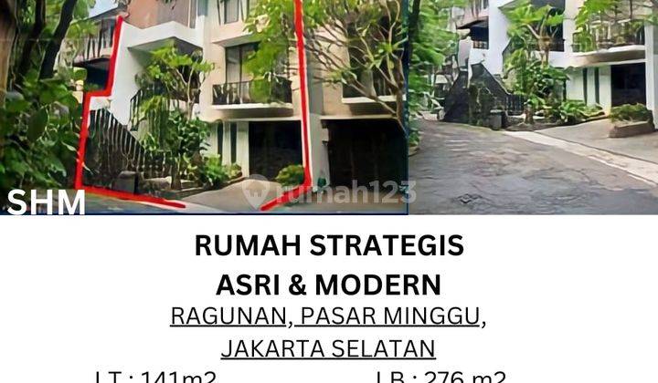 Dijual Rumah Strategis Asri Modern 3 Lantai 1