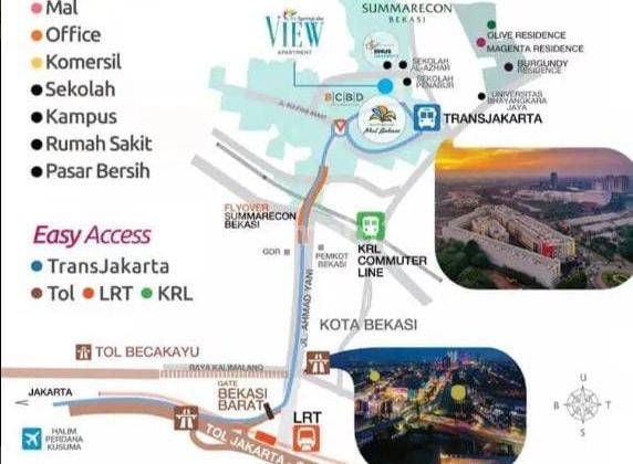 Dijual Apartemen Sprinlake Summarecon Bekasi 2