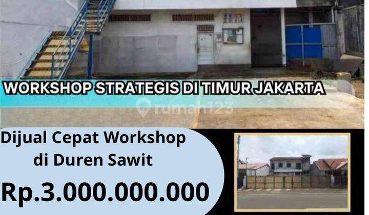 Dijual Cepat Workshop di Duren Sawit 1