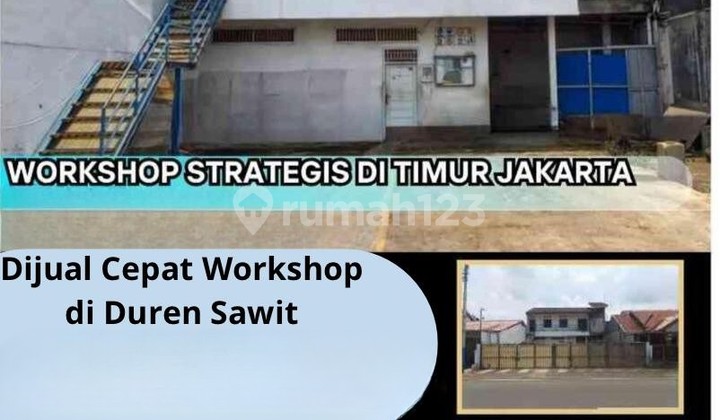 Dijual Cepat Workshop di Duren Sawit