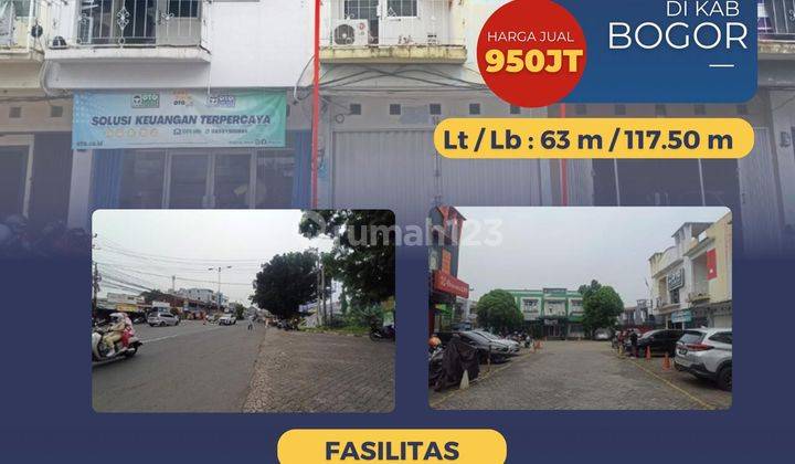 Dijual Cepat Ruko di Lokasi Sangat Strategis Dan Ramai di Cibinong Bogor 1