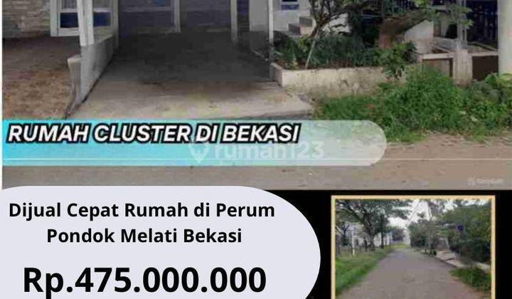 Dijual Cepat Rumah di Perum Pondok Melati Bekasi 1