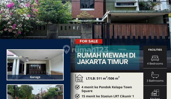 Dijual Cepat Rumah Cantik Dan Asrih di Duren Sawit Jakarta Timur 1