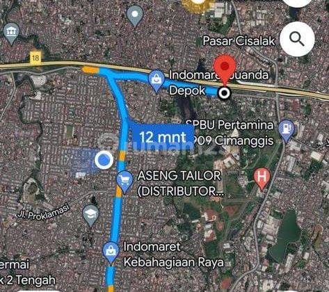 Rumah Bali Modern di Pinggir Jalan Lokasi Dekat Tol Margonda 17