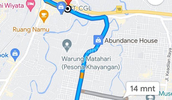 4km Ke Gerbang Tol 2km Ke Stasiun Dpok Hunian di Jl Merdeka Raya 15