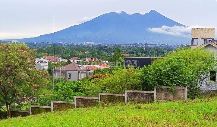 Dijual kavling view gunung salak dan gunung pancar cluster Sierra Madre Sentul city  1