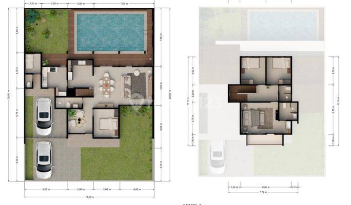 Dijual Rumah Baru Kolam Renang Cluster Hilltop Sentul City  2