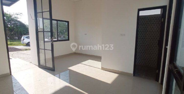 ruang tamu rumah baru minimalis on progress