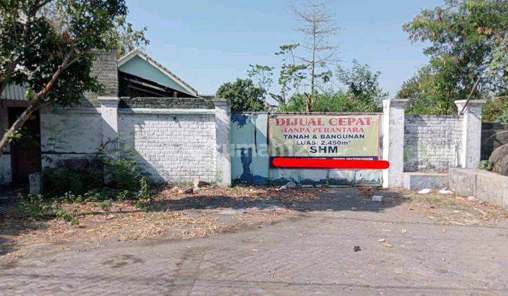 Tanah Di Mojosari 0 Jalan Raya 2.450 M2 1
