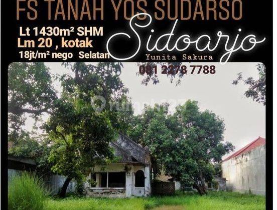 Jual Rumah Hitung Tanah di Tengah Kota Sidoarjo Jl Yos Sudarso 1