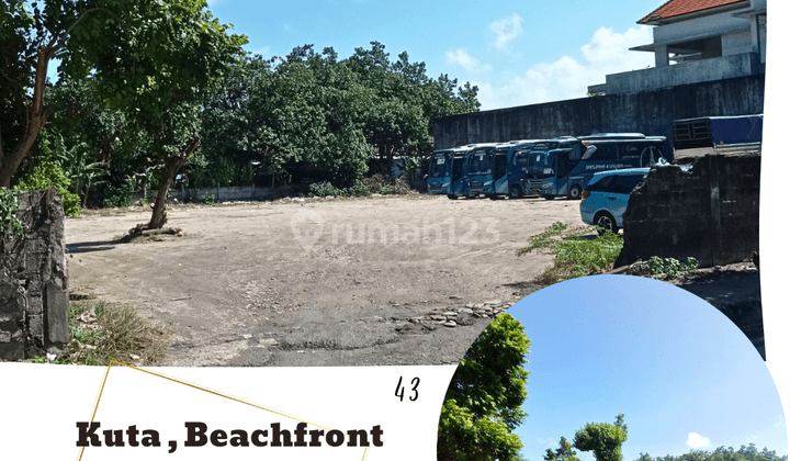 Tanah Padat Beachfront Kuta Badung Bali Pantai Jerman Dijual 1