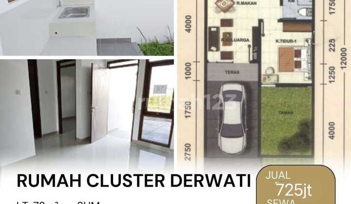 Termurah ! Rumah Like New ! Lingkungan Nyaman dan Asri Derwati Dekat Summarecon 2