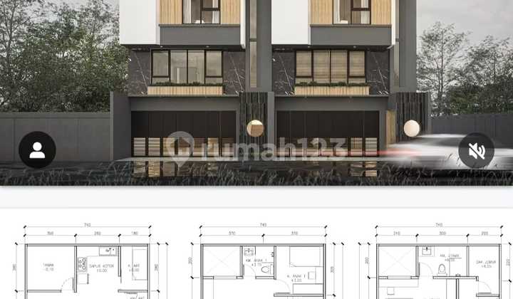 For Sale 3-Story House 2 Units Under Construction in Setraduta 2