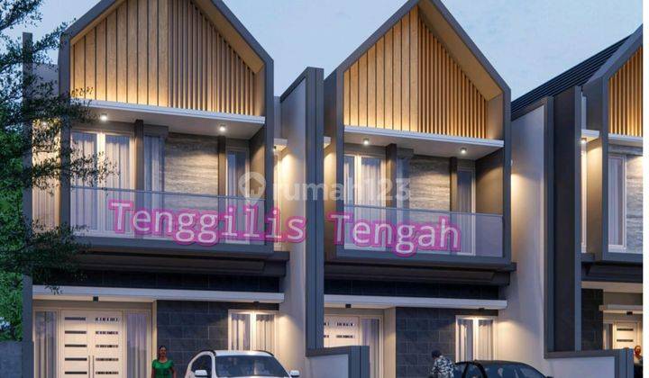 Rumah di Tenggilis Tengah Model Scandinavian Prapen Jemursari 1