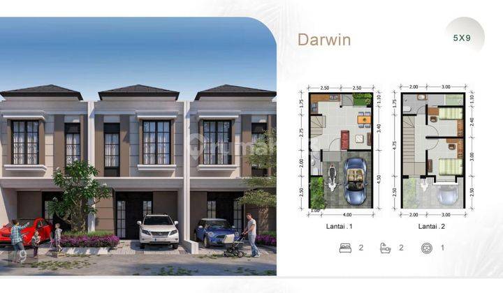 Rumah Modern Regency One Eastpoint Pakuwon City 2