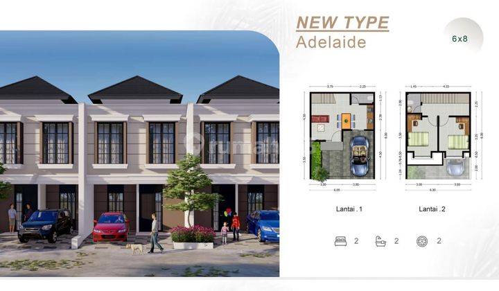 Rumah Modern Regency One Eastpoint Pakuwon City 1