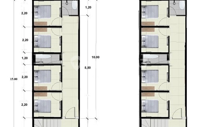 Rumah Kost Co-Living Puri 88 Tipe Magnolia Dekat Upn Rungkut
