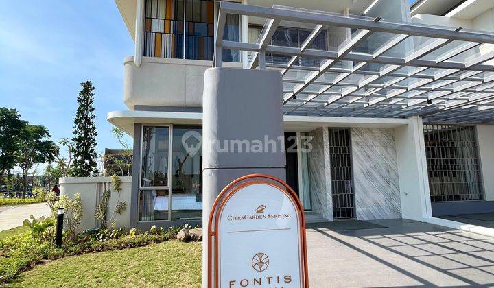 Dijual Rumah View Danau Cluster Fontis Citra Garden Serpong 5 Menit Dari Tol Aeon Bsd 1