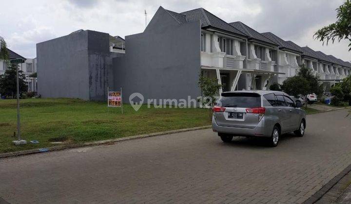 Kavling siap bangun hoek bagus hadap Utara timur di Vivacia 2