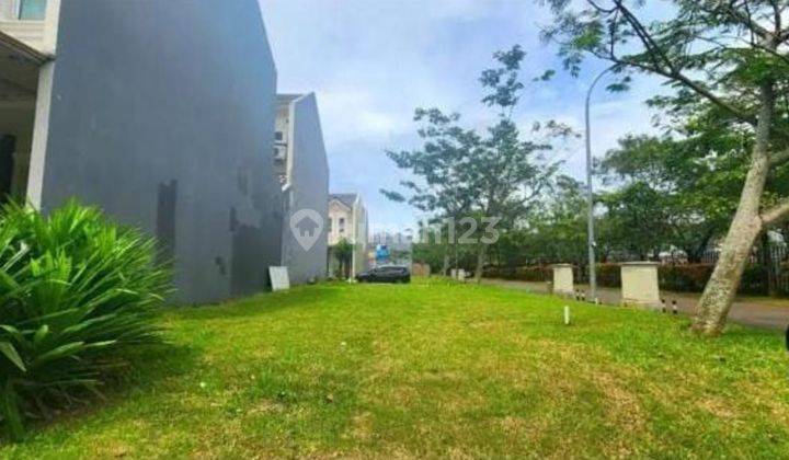 Kavling hoek cantik siap bangun selatan timur di Vanya park  1