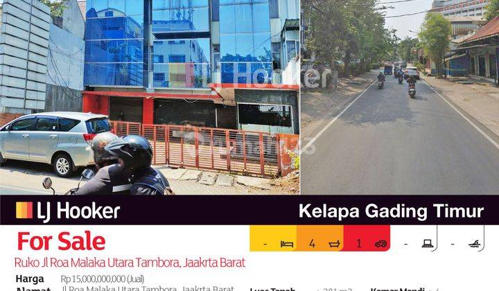 Ruko Jl Roa Malaka Utara Tambora, Jakarta Barat 2