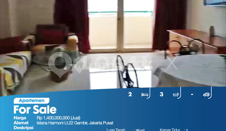 Apartemen Istana Harmoni Lt.22 Gambir, Jakarta Pusat 2