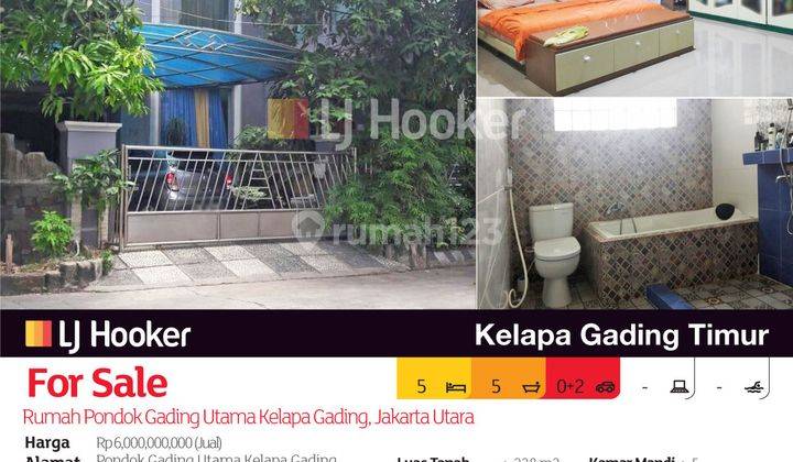 Rumah Pondok Gading Utama Kelapa Gading, Jakarta Utara 2