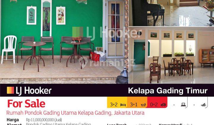 Rumah Pondok Gading Utama Kelapa Gading, Jakarta Utara 2