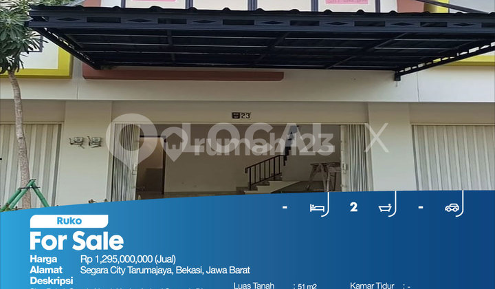 Ruko Segara City Tarumajaya, Bekasi, West Java