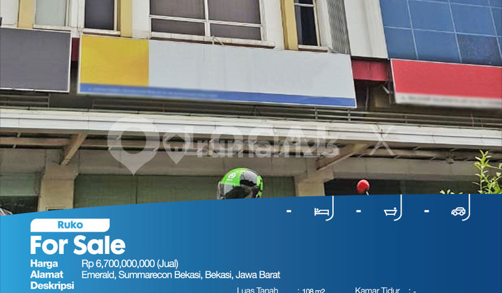 Emerald Shop House, Summarecon Bekasi, Bekasi, West Java 2