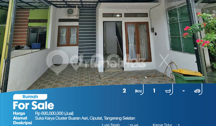 Rumah Suka Karya Cluster Buaran Asri, Ciputat, Tangerang Selatan 2