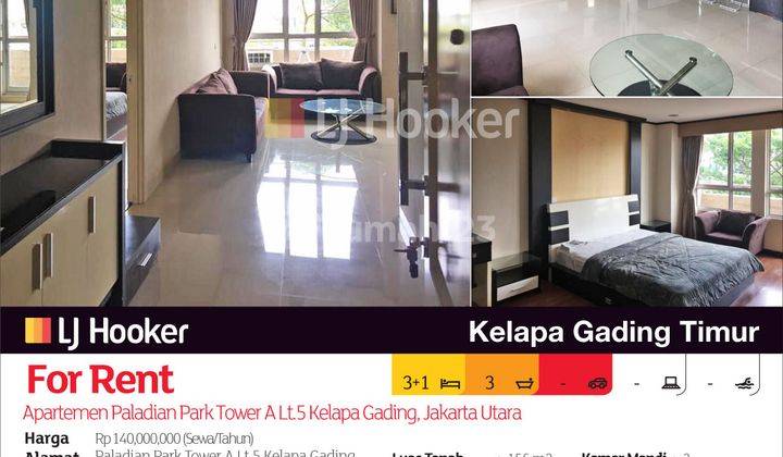 Apartemen Paladian Park Tower A Lt.5 Kelapa Gading, Jakarta Utara 2