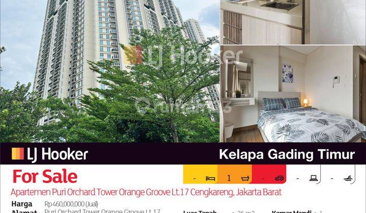 Apartemen Puri Orchard Tower Orange Groove Lt.17 Cengkareng, Jakarta Barat 2