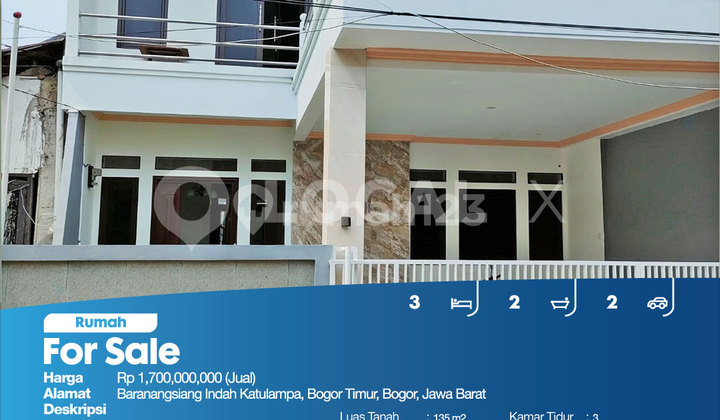 Rumah Baranangsiang Indah Katulampa, Bogor Timur, Bogor, Jawa Barat 2