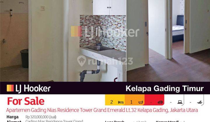 Apartemen Gading Nias Residence Tower Grand Emerald Lt.32 Kelapa Gading, Jakarta Utara 2