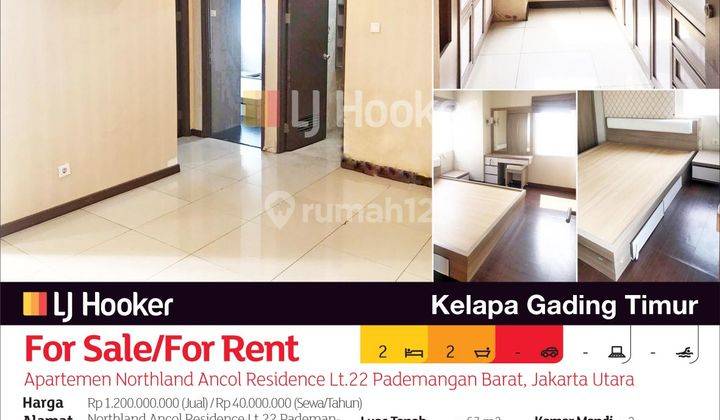 Apartemen Northland Ancol Residence Lantai 22 Pademangan Barat, Jakarta Utara 2