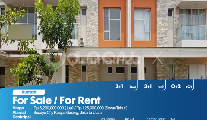 Sedayu City House, Kelapa Gading, North Jakarta 2