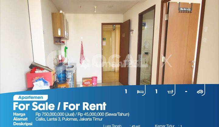Apartemen Callia, Lantai 3, Pulomas, Jakarta Timur 2