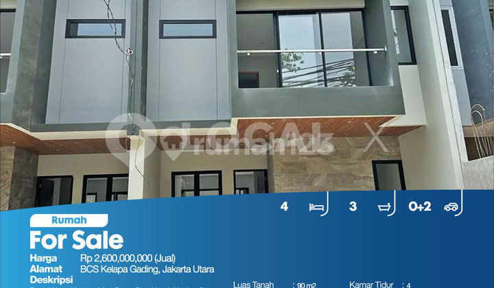 Rumah Bcs Kelapa Gading, Jakarta Utara 2