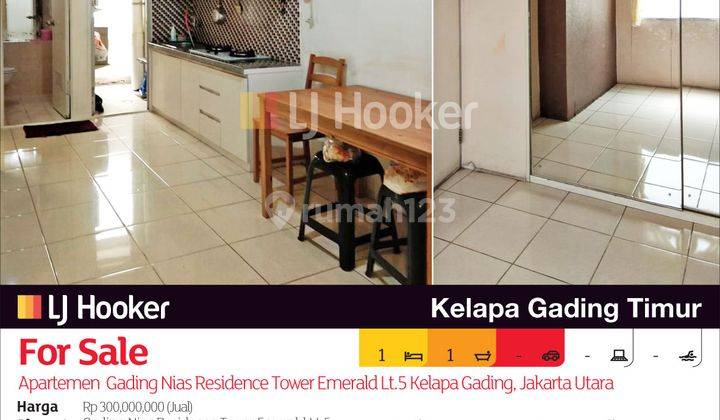 Apartemen Gading Nias Residence Tower Emerald Lantai 5 Kelapa Gading, Jakarta Utara 2