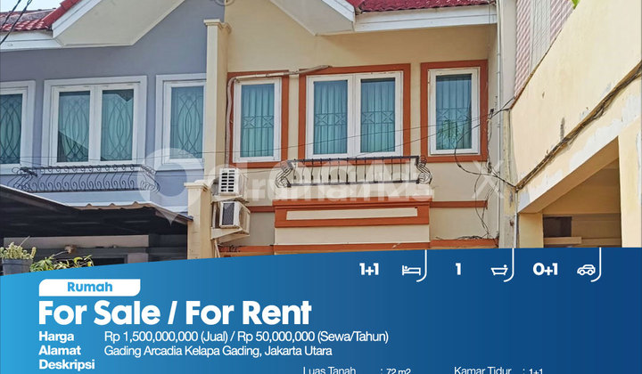 Rumah Gading Arcadia Kelapa Gading, Jakarta Utara 2